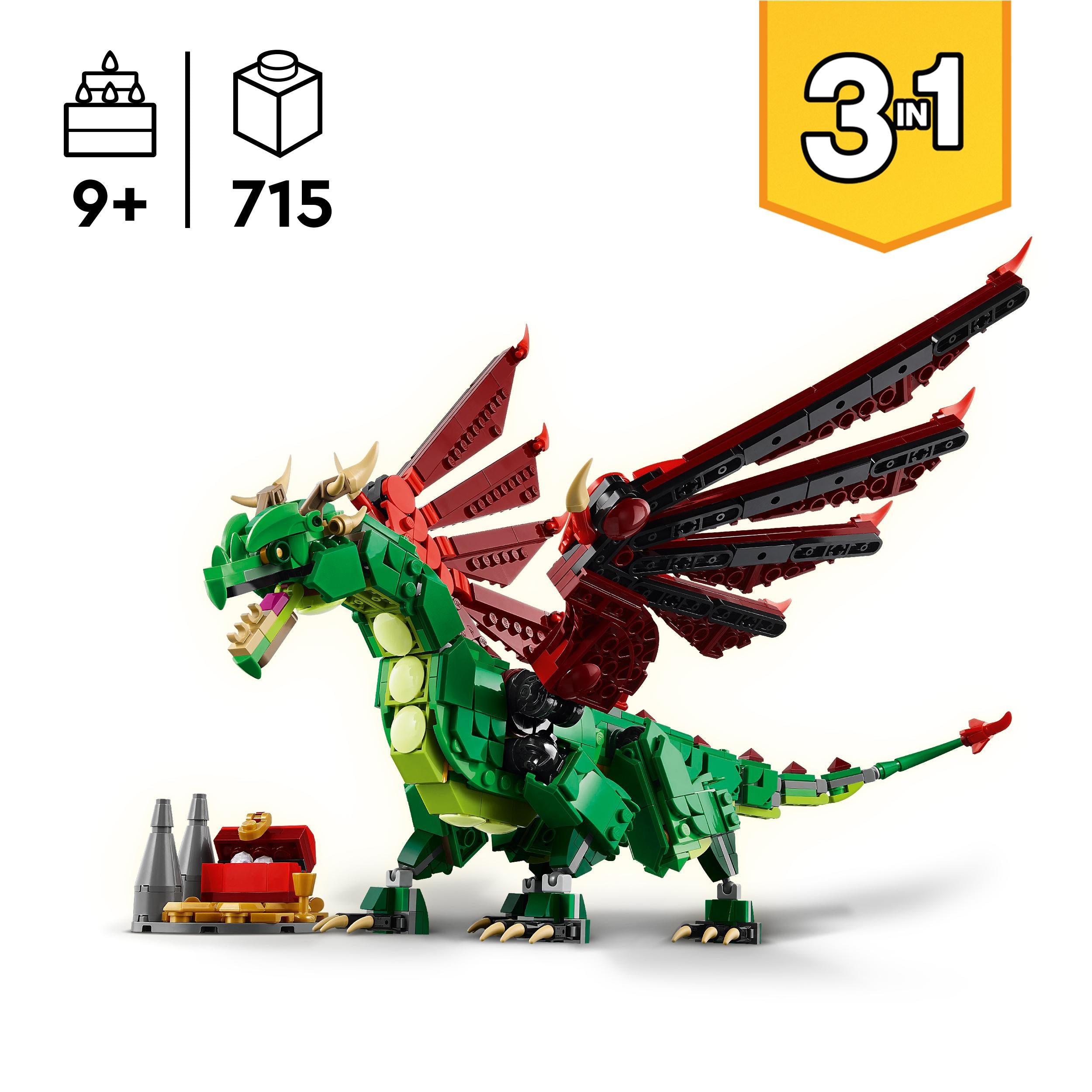 LEGO 31161 Creator 3in1 Medieval Dragon