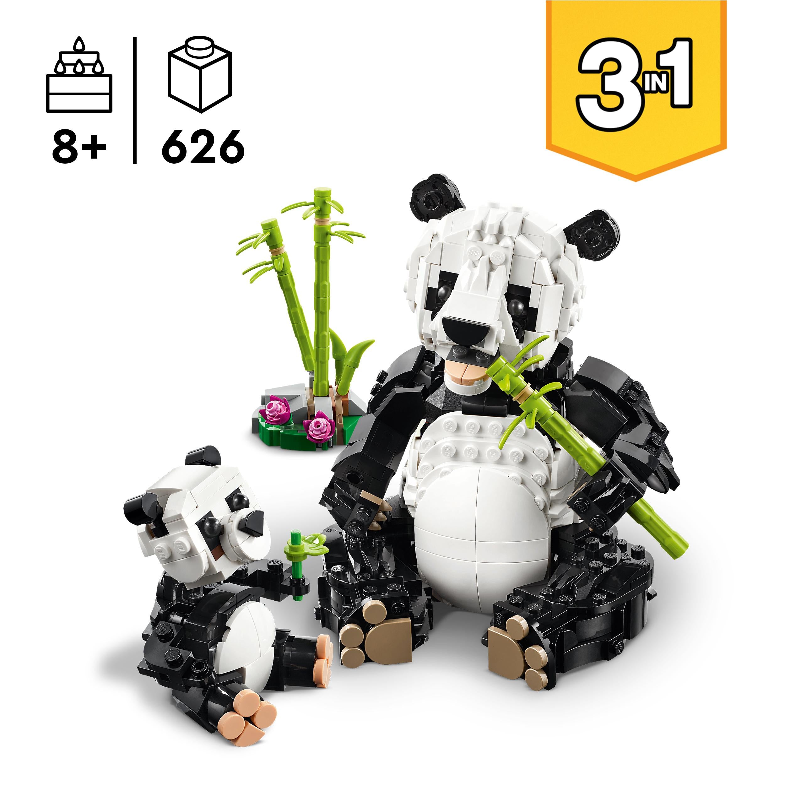LEGO 31165 Creator 3in1 Wild Animals: Panda Family