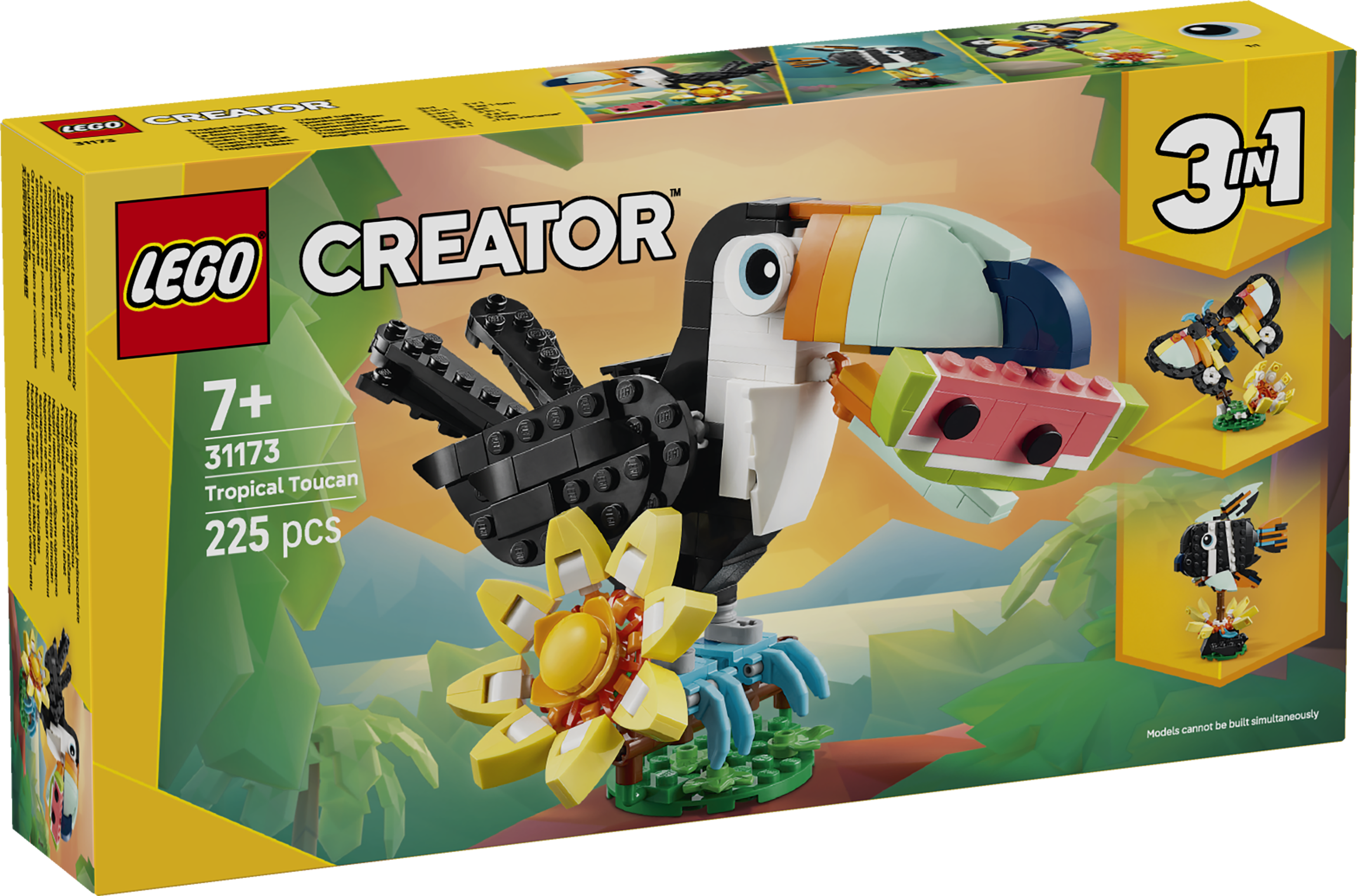 LEGO 31173 Creator 3in1 Wild Animals: Tropical Toucan Figure Playset