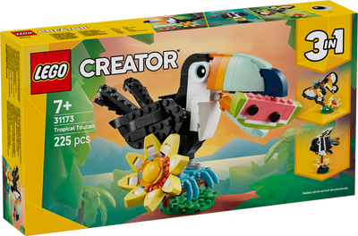 LEGO 31173 Creator 3in1 Wild Animals: Tropical Toucan Figure Playset
