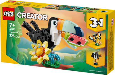 LEGO 31173 Creator 3in1 Wild Animals: Tropical Toucan Figure Playset