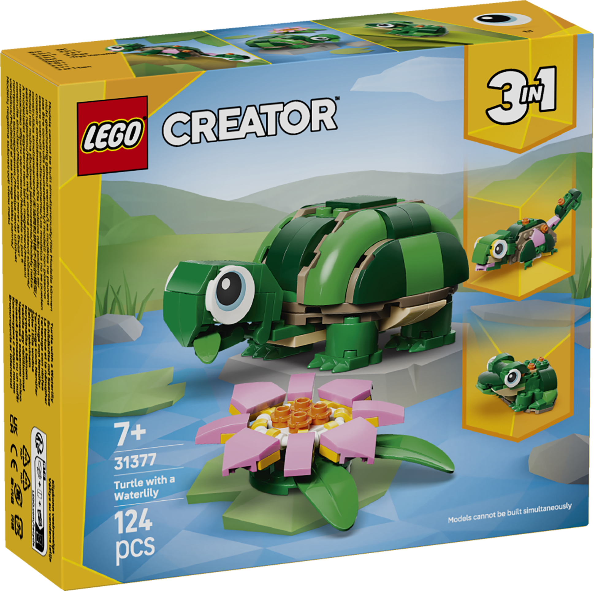 LEGO 31377 LEGO Creator Turtle with a Water Lily Flower