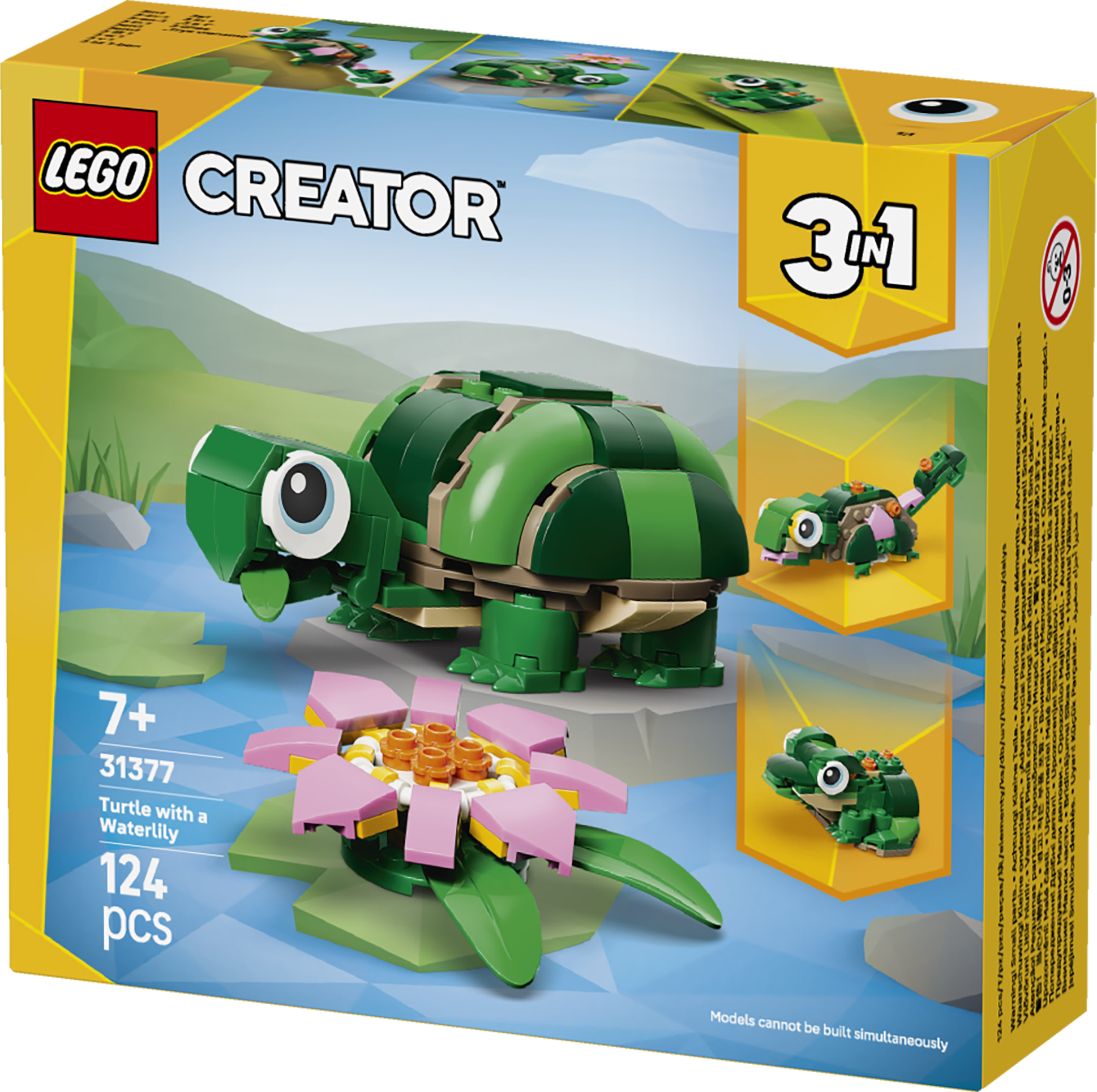 LEGO 31377 LEGO Creator Turtle with a Water Lily Flower