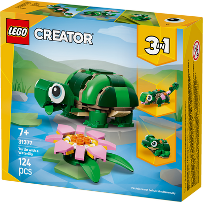 LEGO 31377 LEGO Creator Turtle with a Water Lily Flower