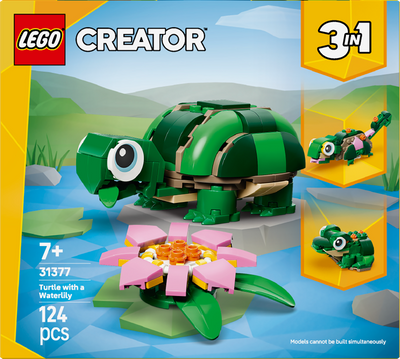 LEGO 31377 LEGO Creator Turtle with a Water Lily Flower