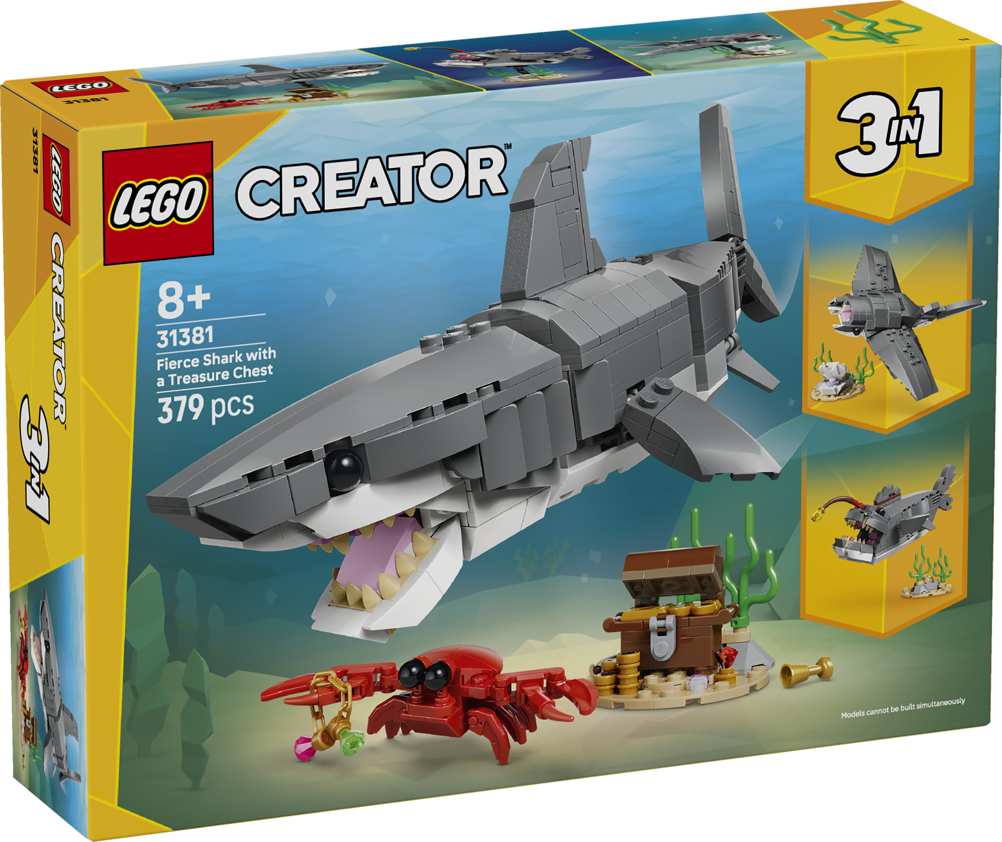 LEGO 31381 LEGO Creator Fierce Shark with a Treasure Chest