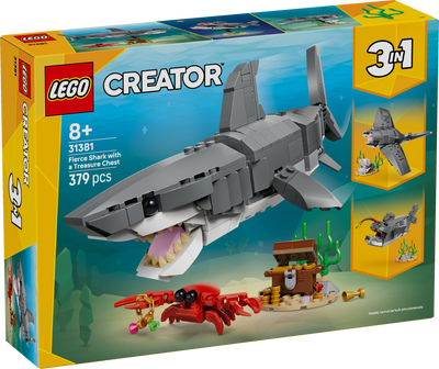 LEGO 31381 LEGO Creator Fierce Shark with a Treasure Chest