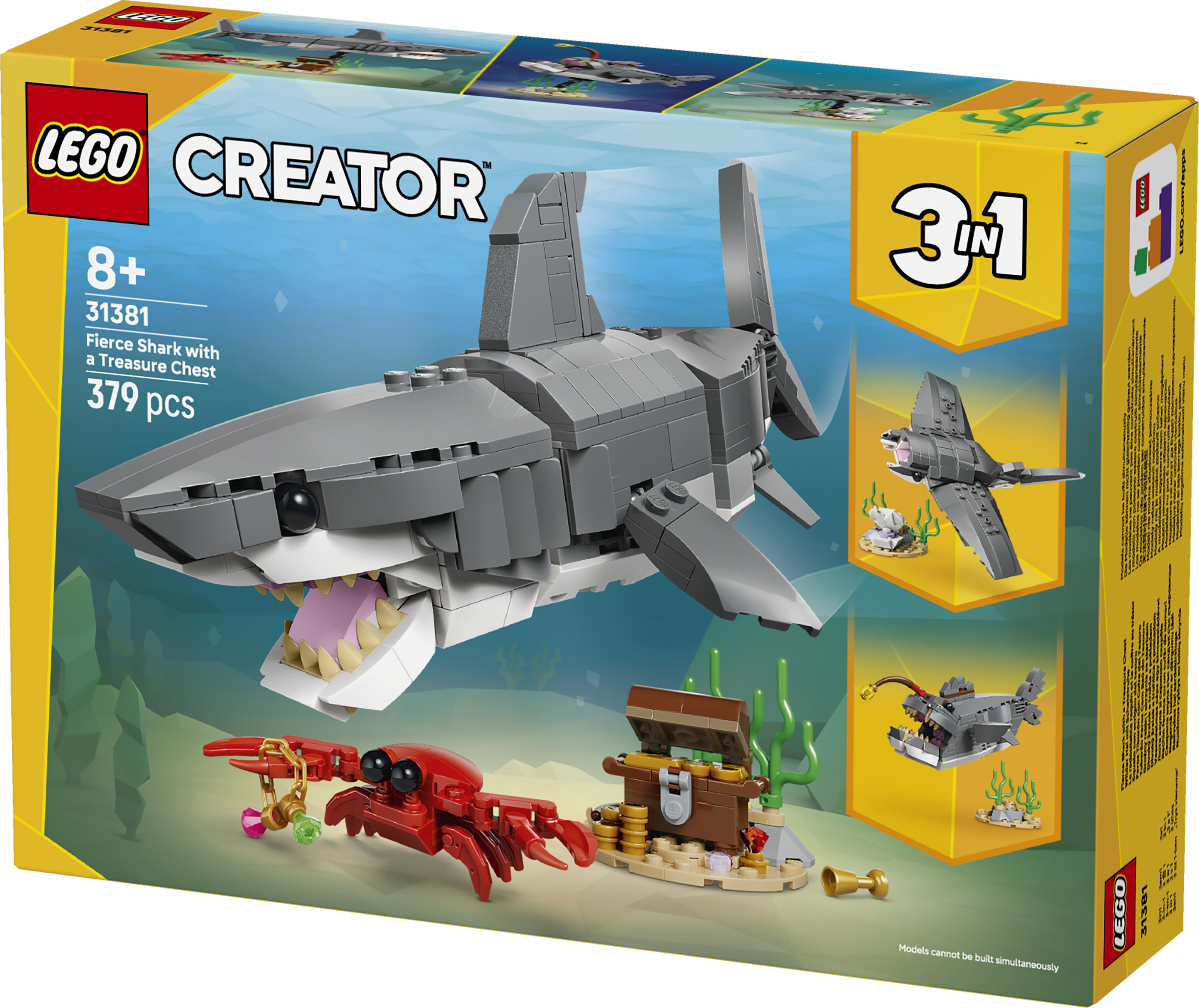 LEGO 31381 LEGO Creator Fierce Shark with a Treasure Chest