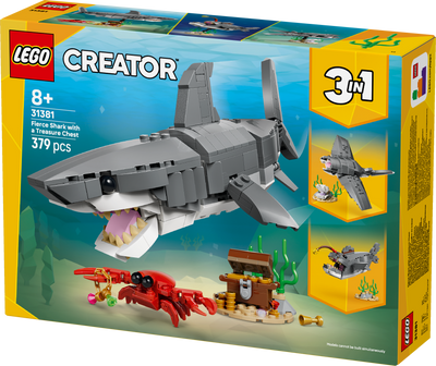 LEGO 31381 LEGO Creator Fierce Shark with a Treasure Chest