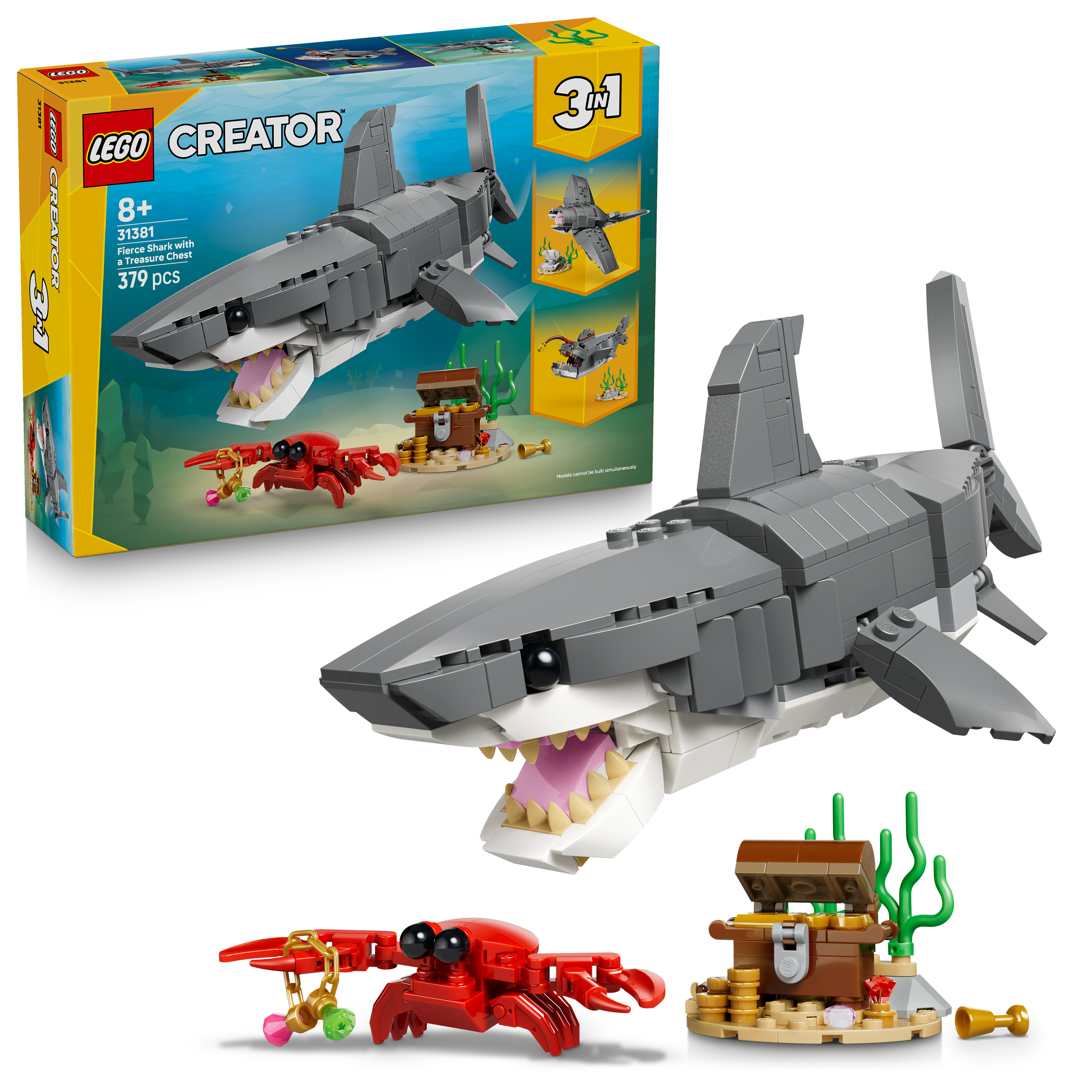 LEGO 31381 LEGO Creator Fierce Shark with a Treasure Chest