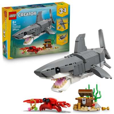 LEGO 31381 LEGO Creator Fierce Shark with a Treasure Chest