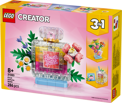 LEGO 31383 Creator 3 in 1 Floral Decor Perfume Bottle