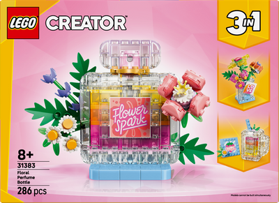 LEGO 31383 Creator 3 in 1 Floral Decor Perfume Bottle