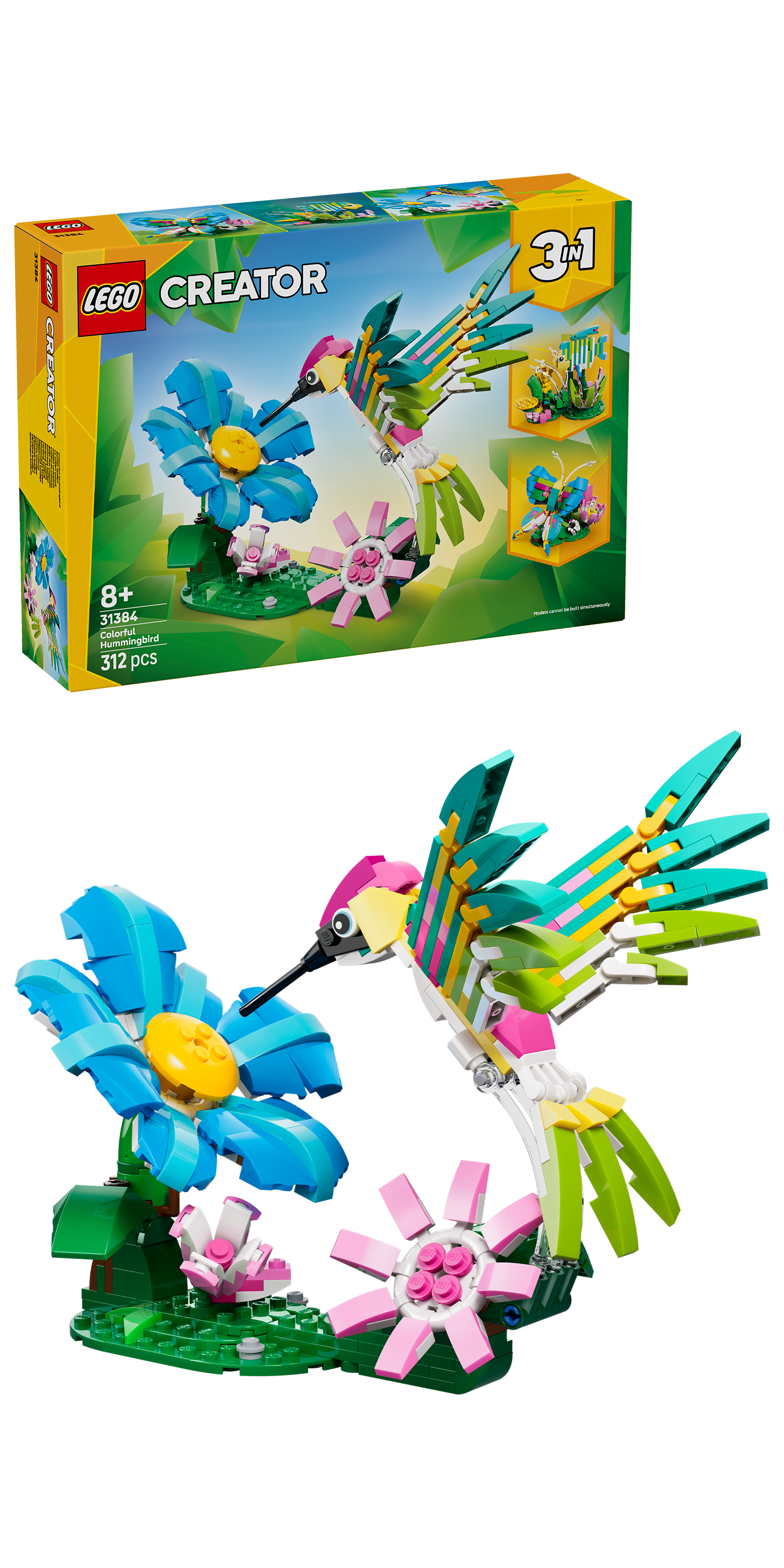 LEGO 31384 LEGO Creator Wild Animals Colourful Hummingbird