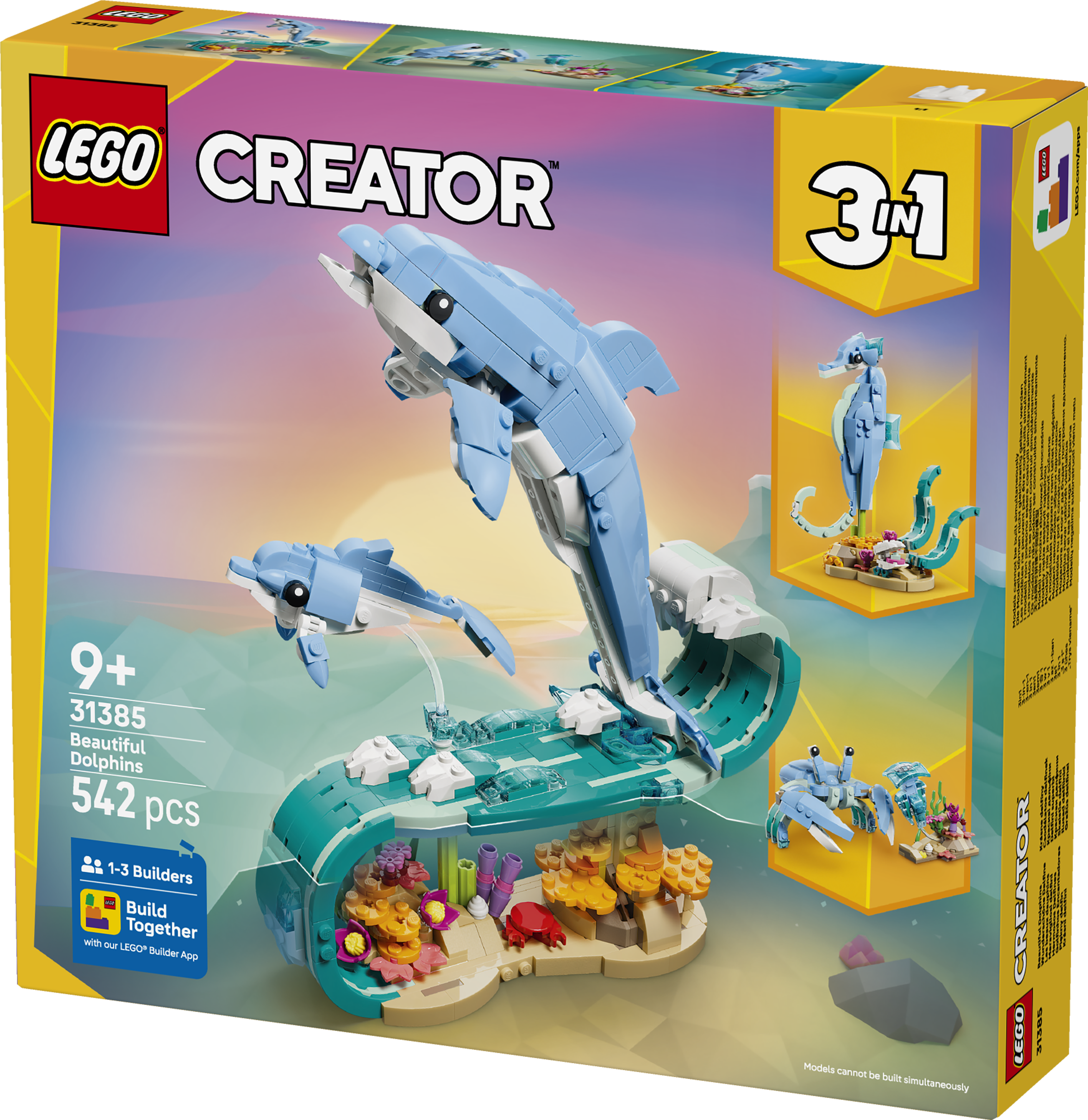 LEGO 31385 LEGO Creator Sea Animals Beautiful Dolphins