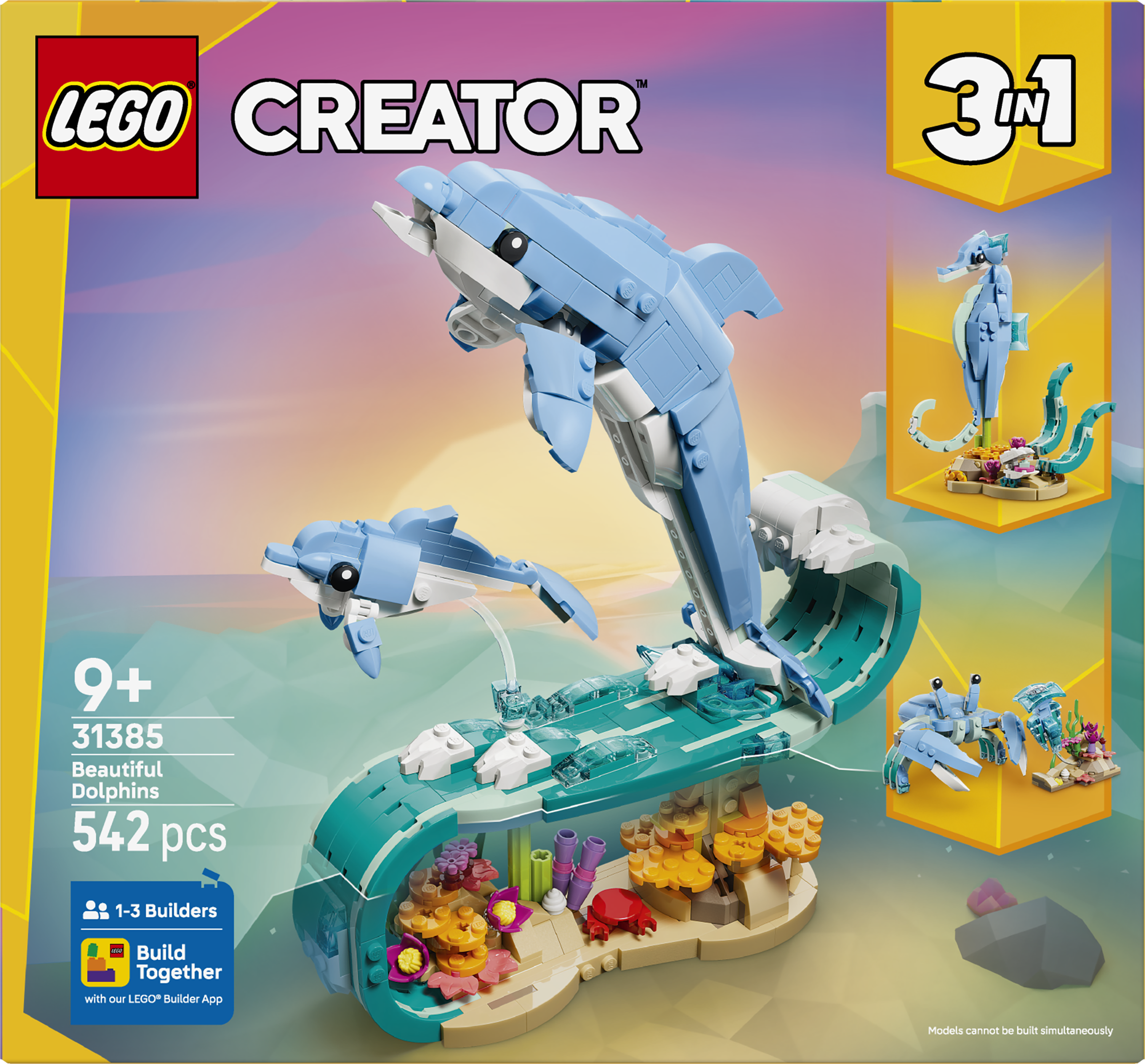 LEGO 31385 LEGO Creator Sea Animals Beautiful Dolphins