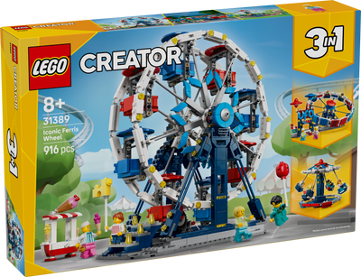 LEGO 31389 Creator 3 in 1 Iconic Ferris Wheel Building Toy