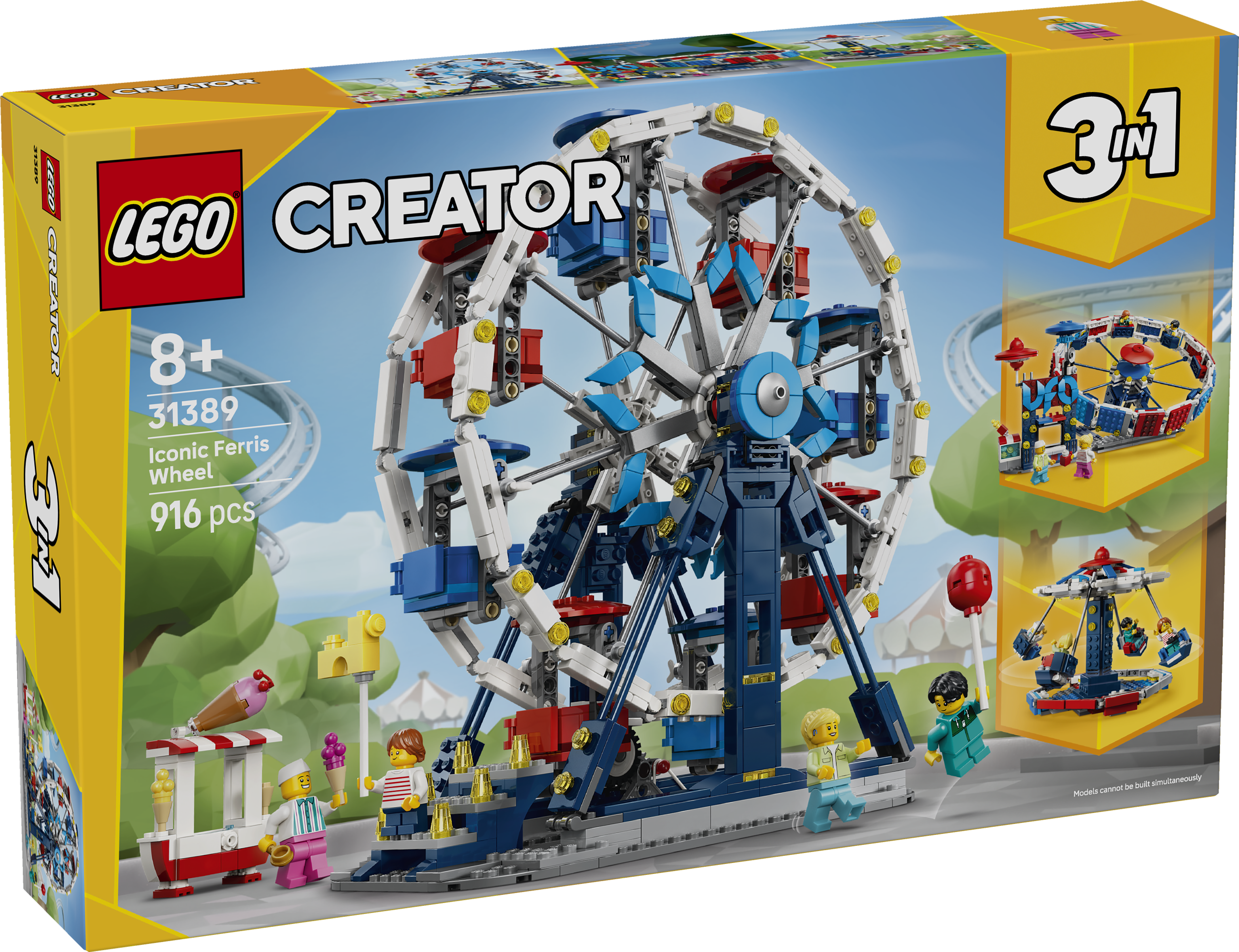 LEGO 31389 Creator 3 in 1 Iconic Ferris Wheel Building Toy