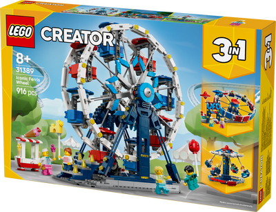 LEGO 31389 Creator 3 in 1 Iconic Ferris Wheel Building Toy