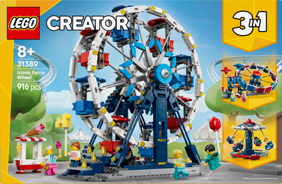 LEGO 31389 Creator 3 in 1 Iconic Ferris Wheel Building Toy