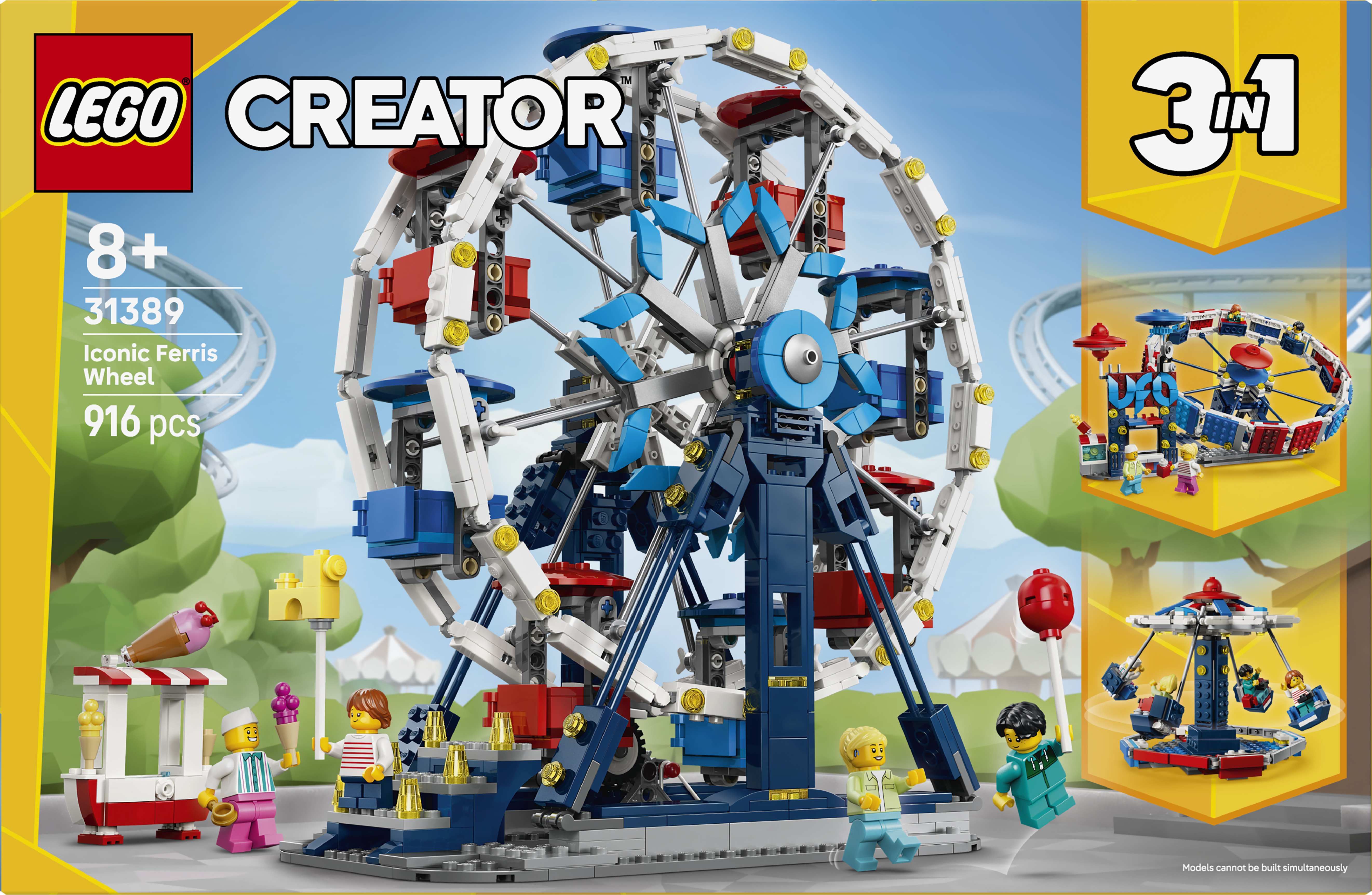 LEGO 31389 Creator 3 in 1 Iconic Ferris Wheel Building Toy
