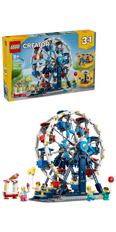 LEGO 31389 Creator 3 in 1 Iconic Ferris Wheel Building Toy