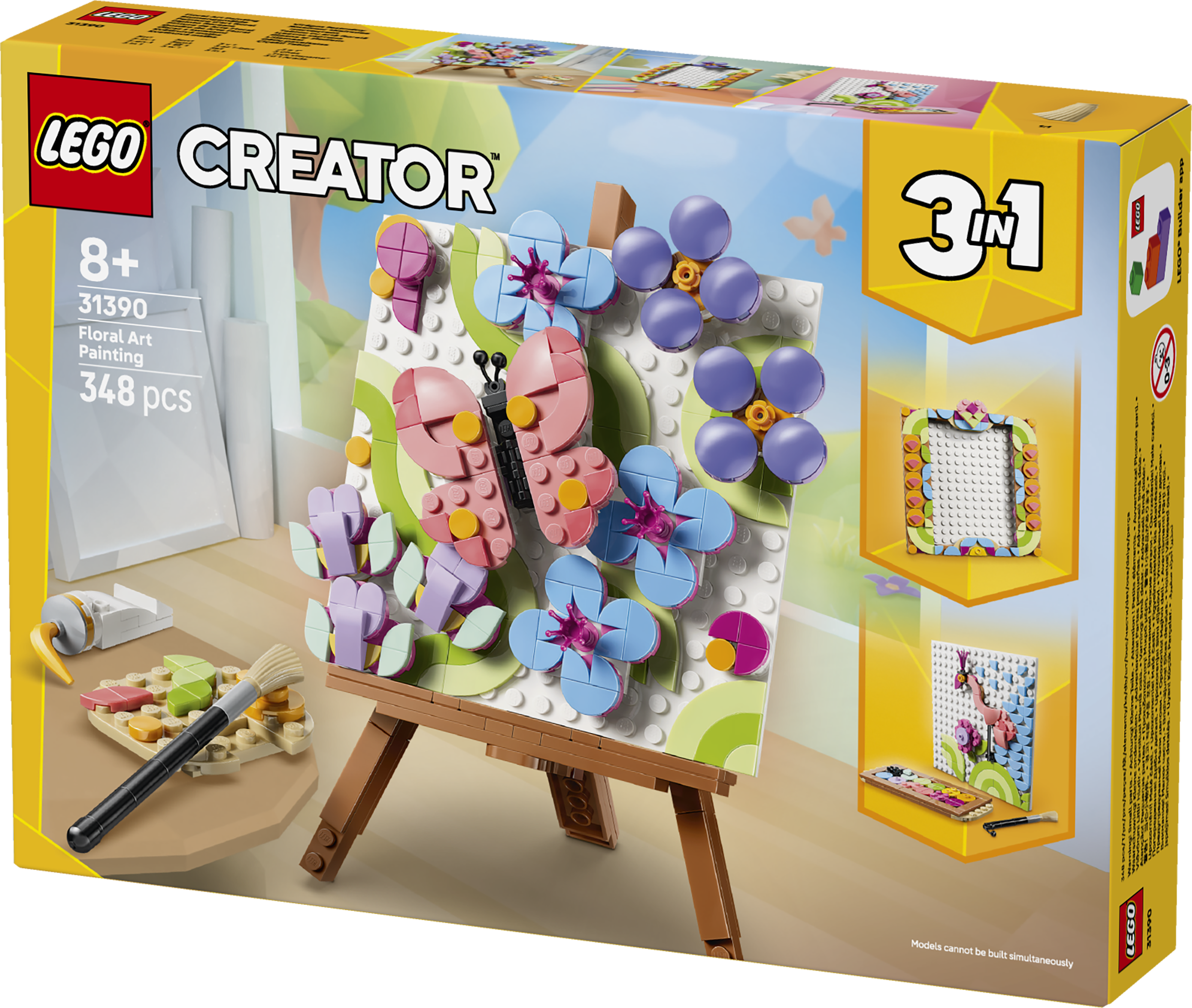 LEGO 31390 Creator 3 in 1 Floral Art Decor Painting