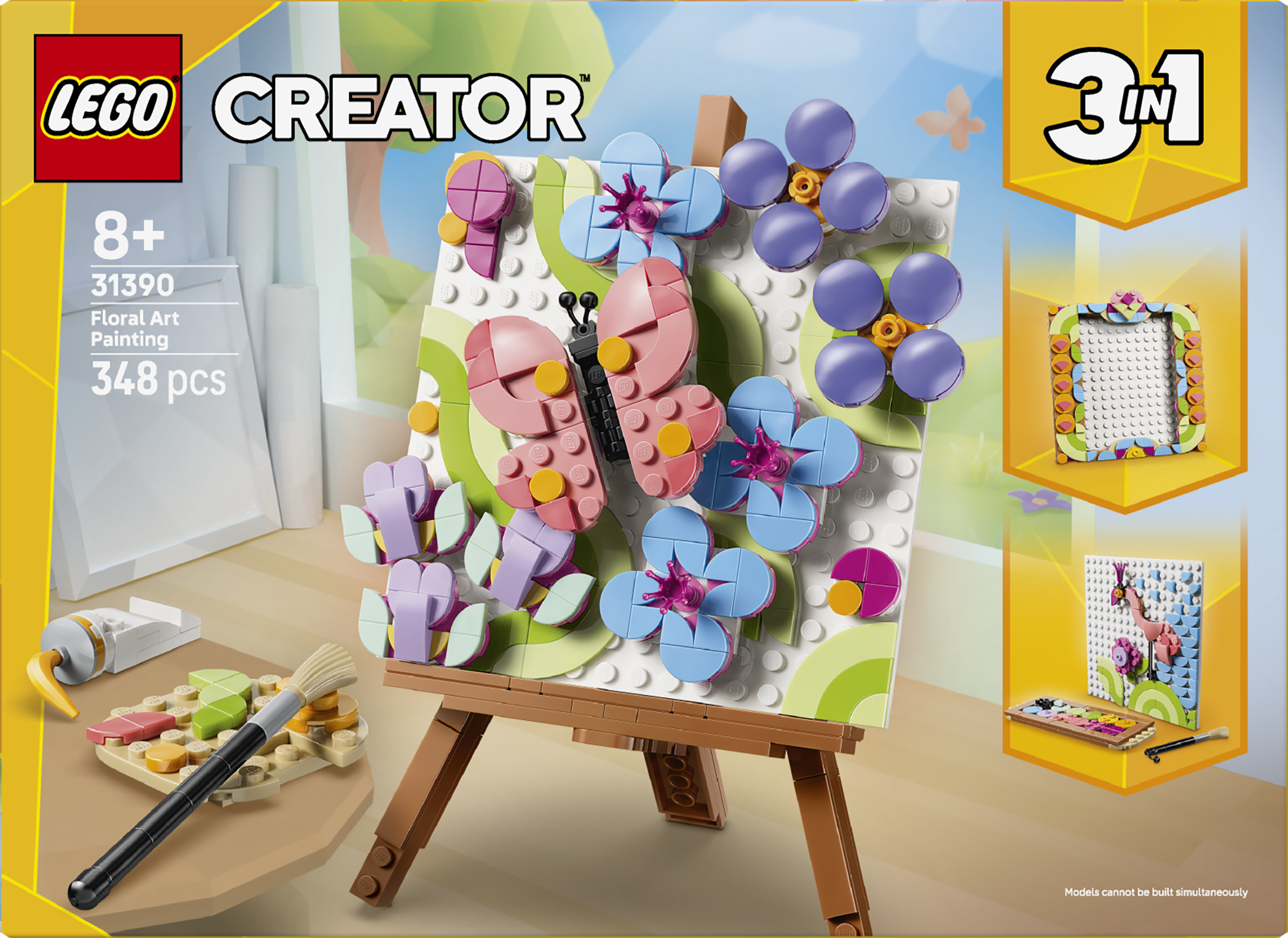 LEGO 31390 Creator 3 in 1 Floral Art Decor Painting