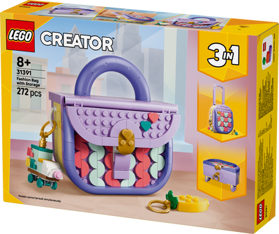 LEGO 31391 Creator 3 in 1 Art Fashion Bag with Storage