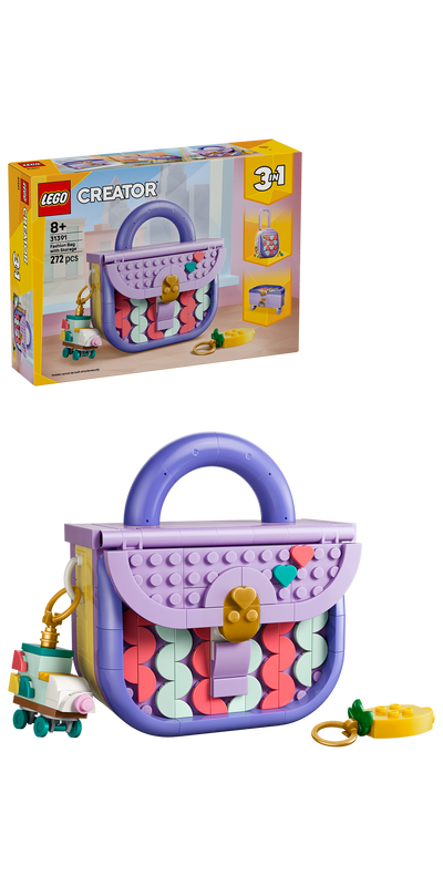 LEGO 31391 Creator 3 in 1 Art Fashion Bag with Storage