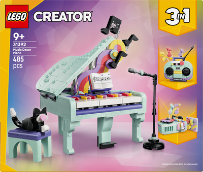 LEGO 31392 Creator 3 in 1 Music Decor Piano with Cat