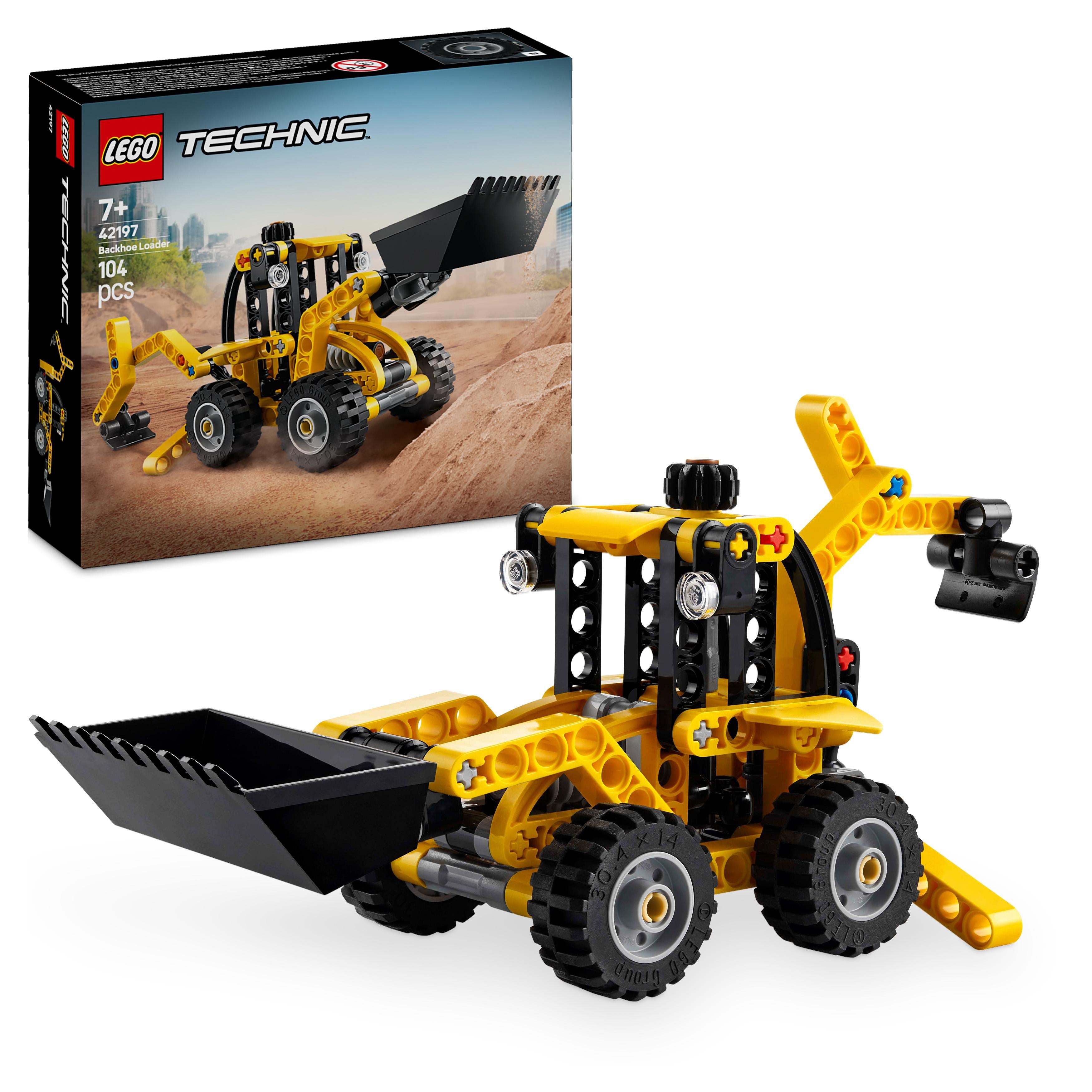 LEGO 42197 Technic Backhoe Loader Construction Vehicle