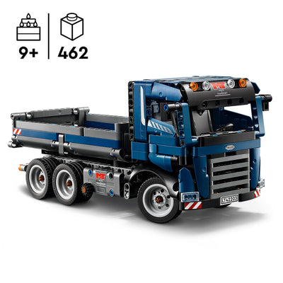 LEGO 42203 Technic Tipping Dump Truck, Vehicle Construction Toy Set