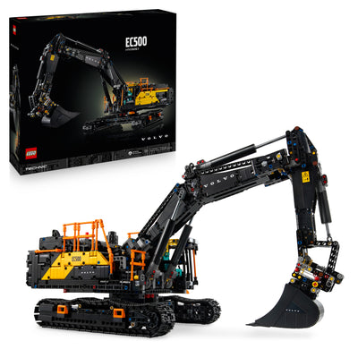 LEGO 42215 Technic Volvo EC500 Hybrid Excavator Set, Gift for Adults