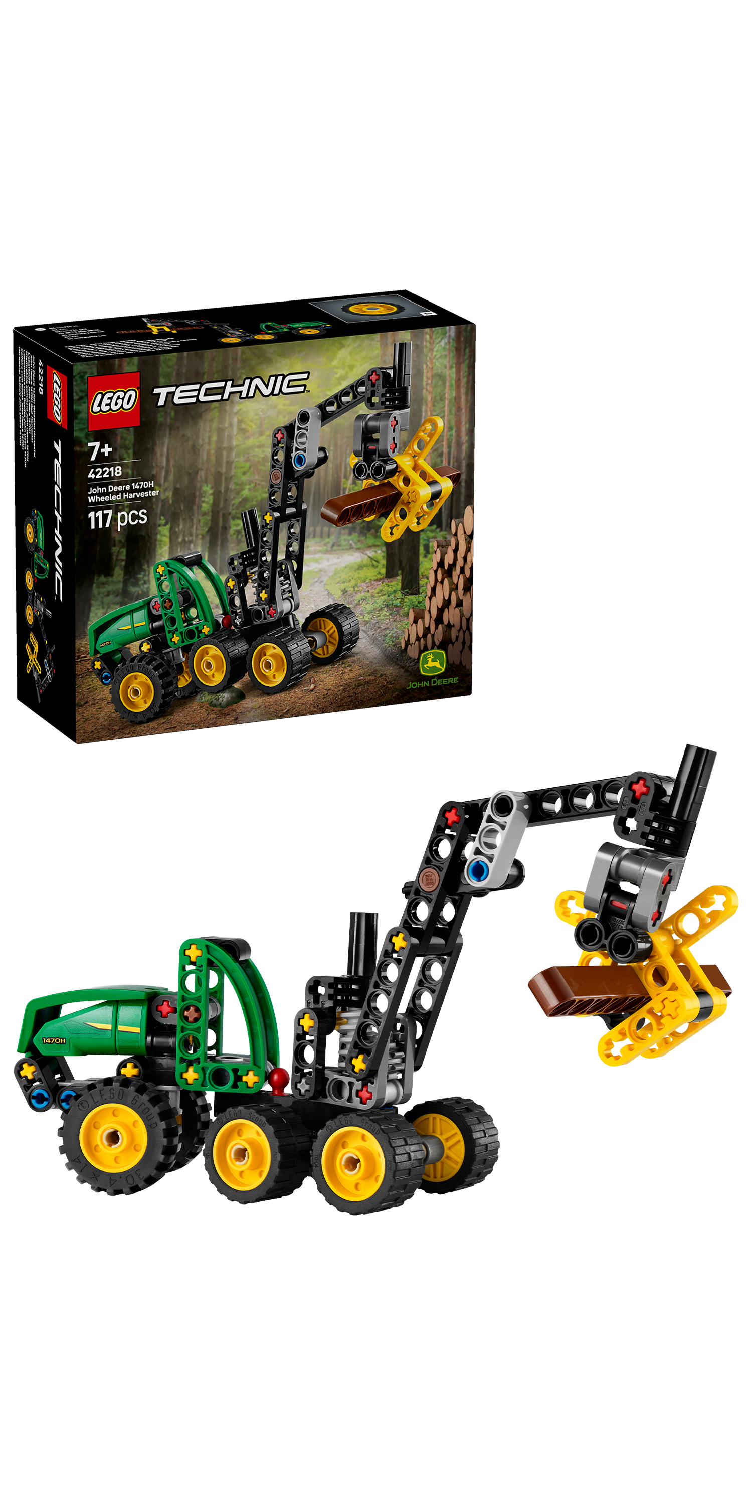 LEGO 42218 Technic John Deere 1470H Wheeled Harvester
