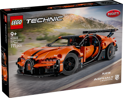 LEGO 42222 Technic Bugatti Chiron Pur Sport Hypercar
