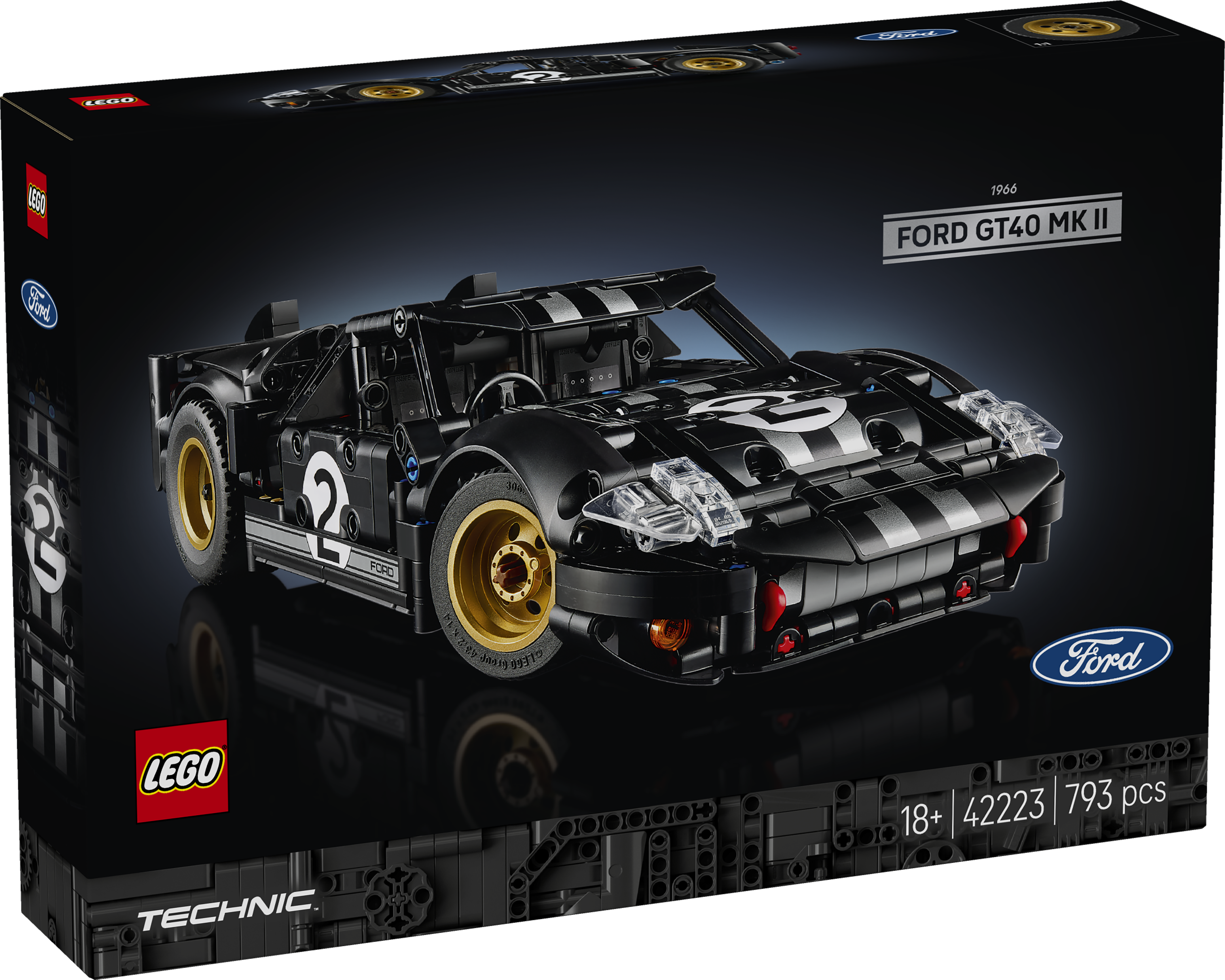 LEGO 42223 Technic 1966 Ford GT40 MKII Race Car