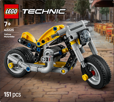 LEGO 42225 Yellow Motorbike