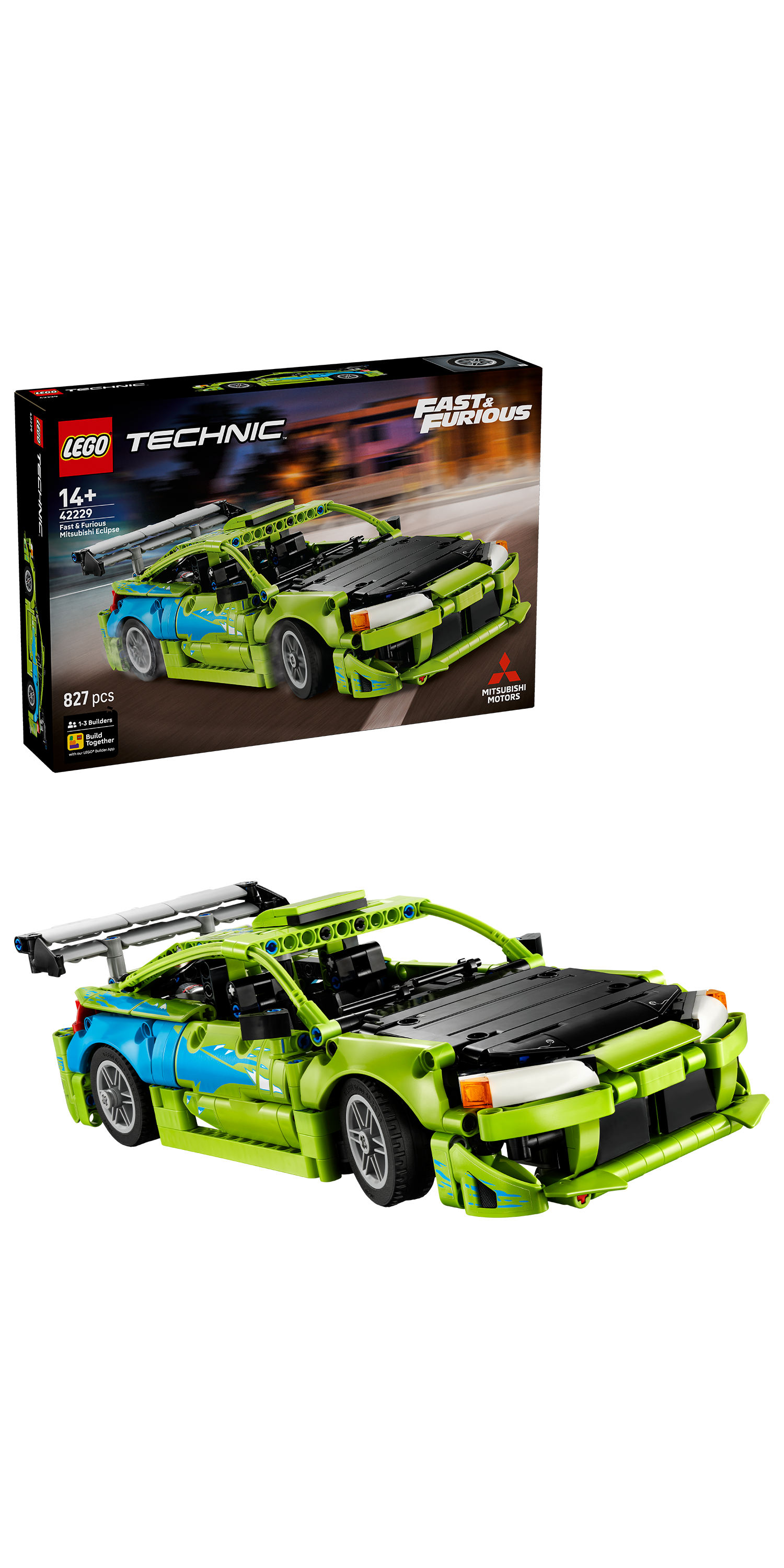 LEGO 42229 Technic™ Fast and Furious Mitsubishi Eclipse Car