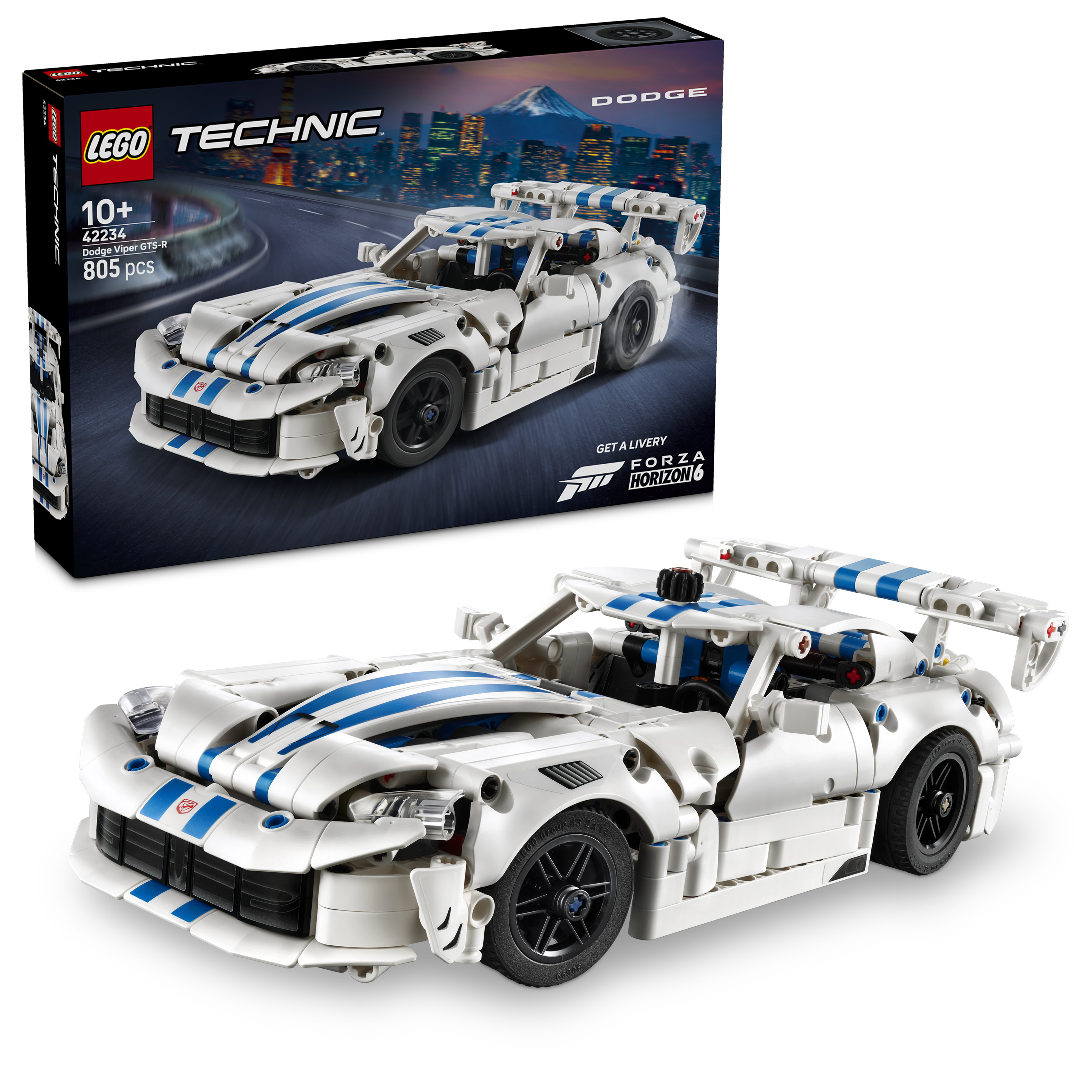LEGO 42234 Technic Dodge Viper GTS-R Sports Car