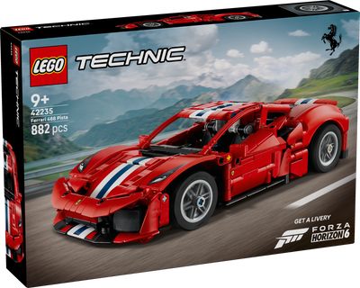 LEGO 42235 Technic Ferrari 488 Pista Car Building Toy