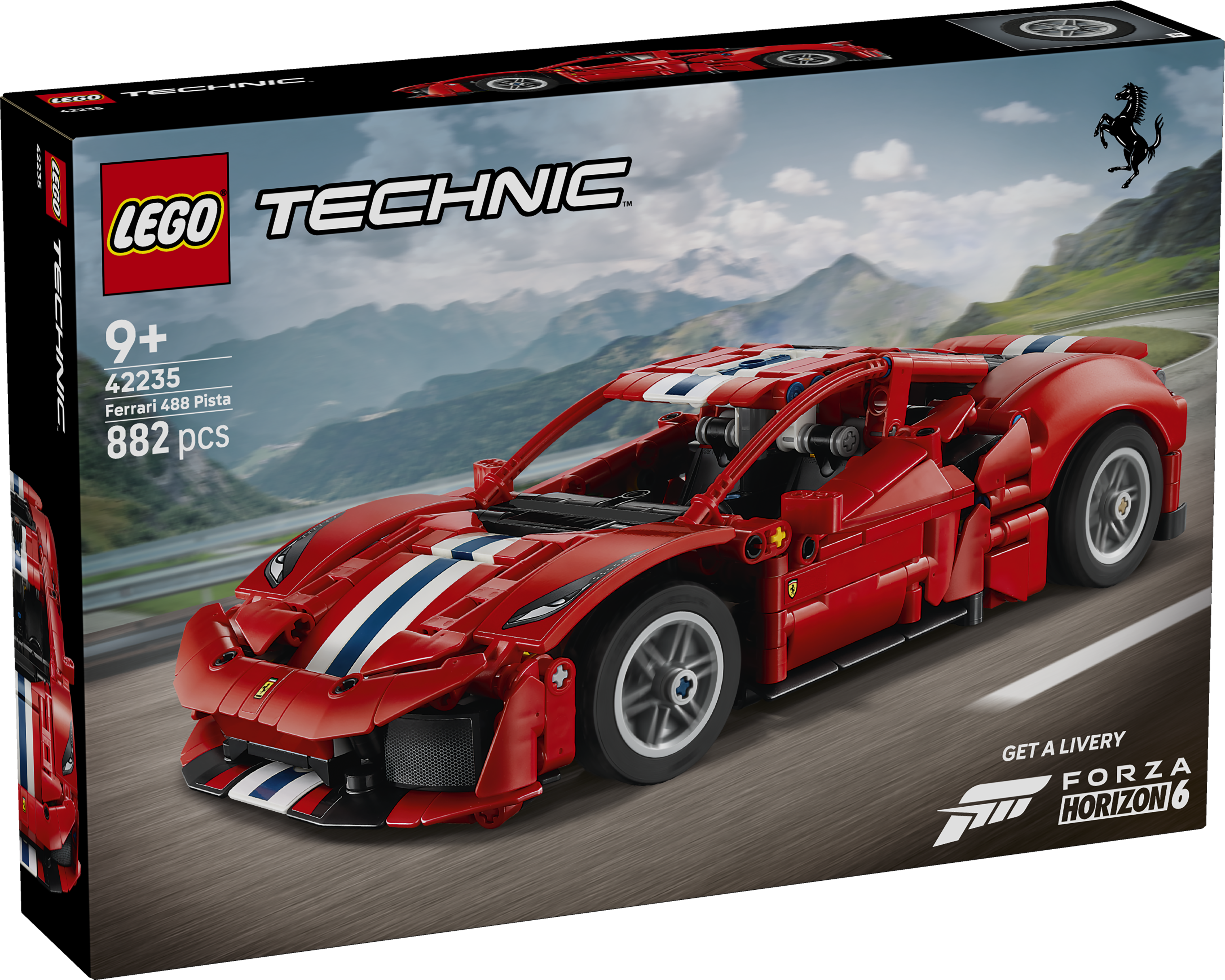 LEGO 42235 Technic Ferrari 488 Pista Car Building Toy