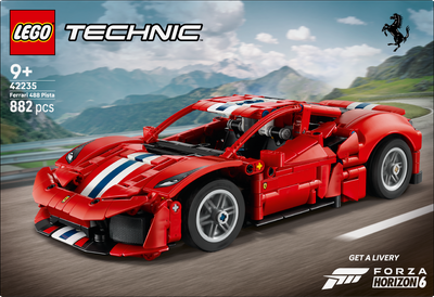 LEGO 42235 Technic Ferrari 488 Pista Car Building Toy