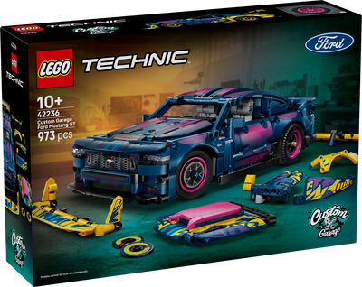 LEGO 42236 Technic Custom Garage Ford Mustang GT Car Toy
