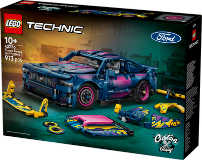 LEGO 42236 Technic Custom Garage Ford Mustang GT Car Toy