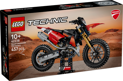 LEGO 42238 Technic Ducati Desmo450 MX Factory Motorcycle