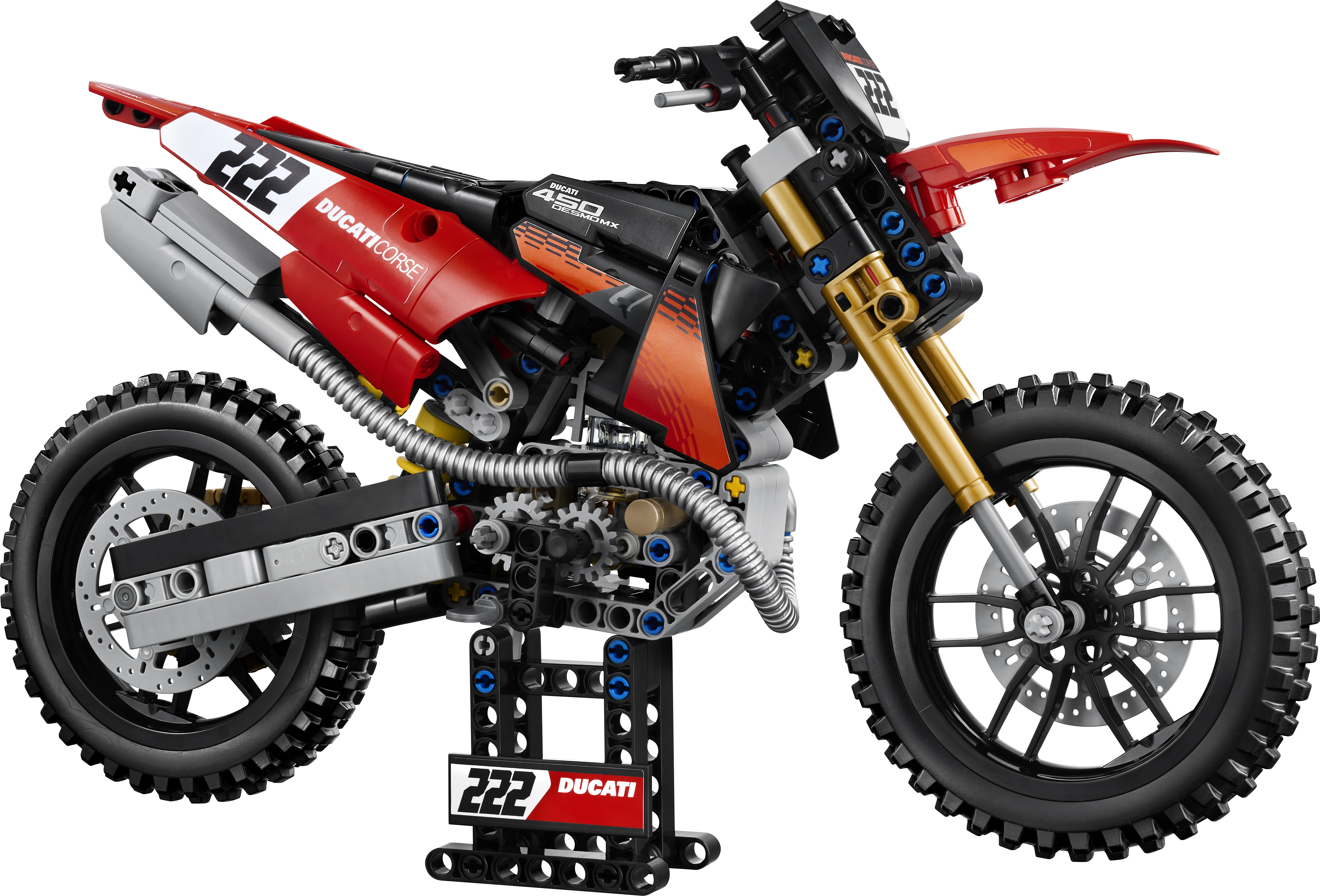 LEGO 42238 Technic Ducati Desmo450 MX Factory Motorcycle