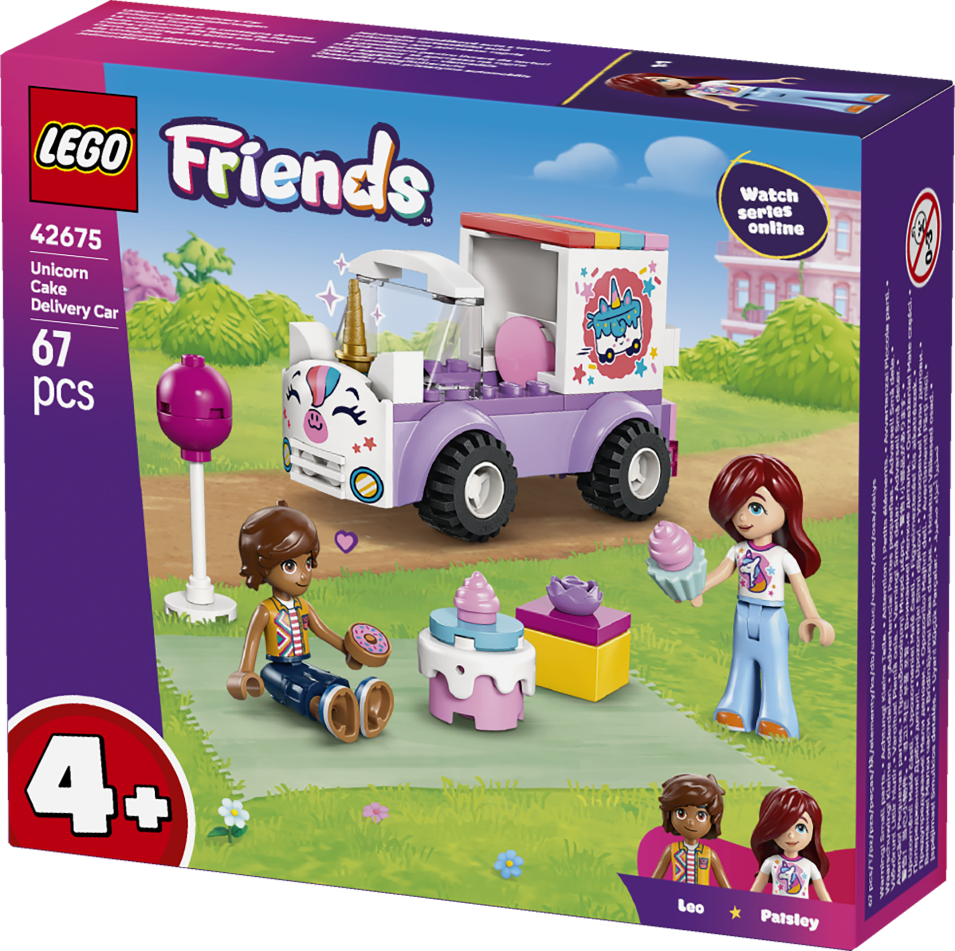 LEGO 42675 Friends Unicorn Cake Delivery Car
