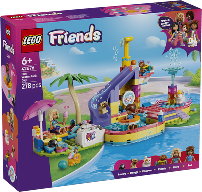 LEGO 42676 Friends Fun Water Park Day Building Toy Playset