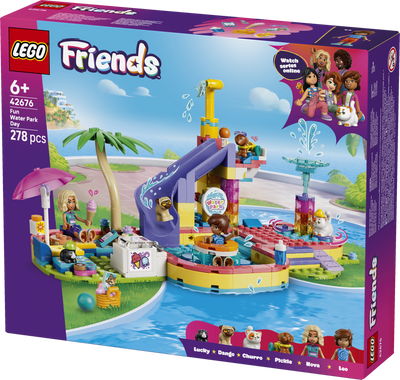 LEGO 42676 Friends Fun Water Park Day Building Toy Playset